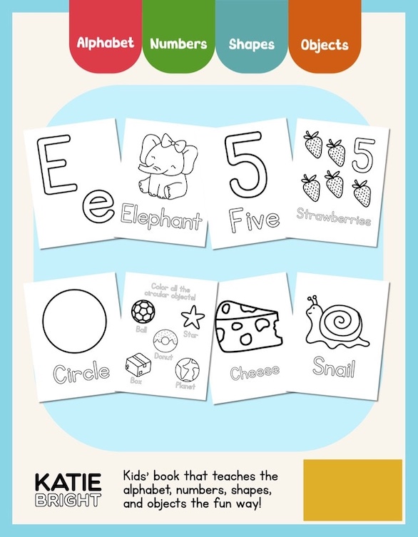 My First Coloring Book for Toddlers 1-3